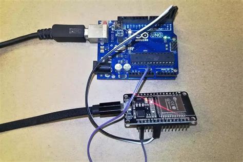 Just like oyher barcode scanners. . How to connect esp32 to arduino uno